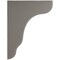 Ekena Millwork 1 3/4"W x 8 1/2"D x 11"H Plymouth Wood Vintage Decor Bracket, Reclaimed Grey BKTWD02X09X11PLGY - alternate 2